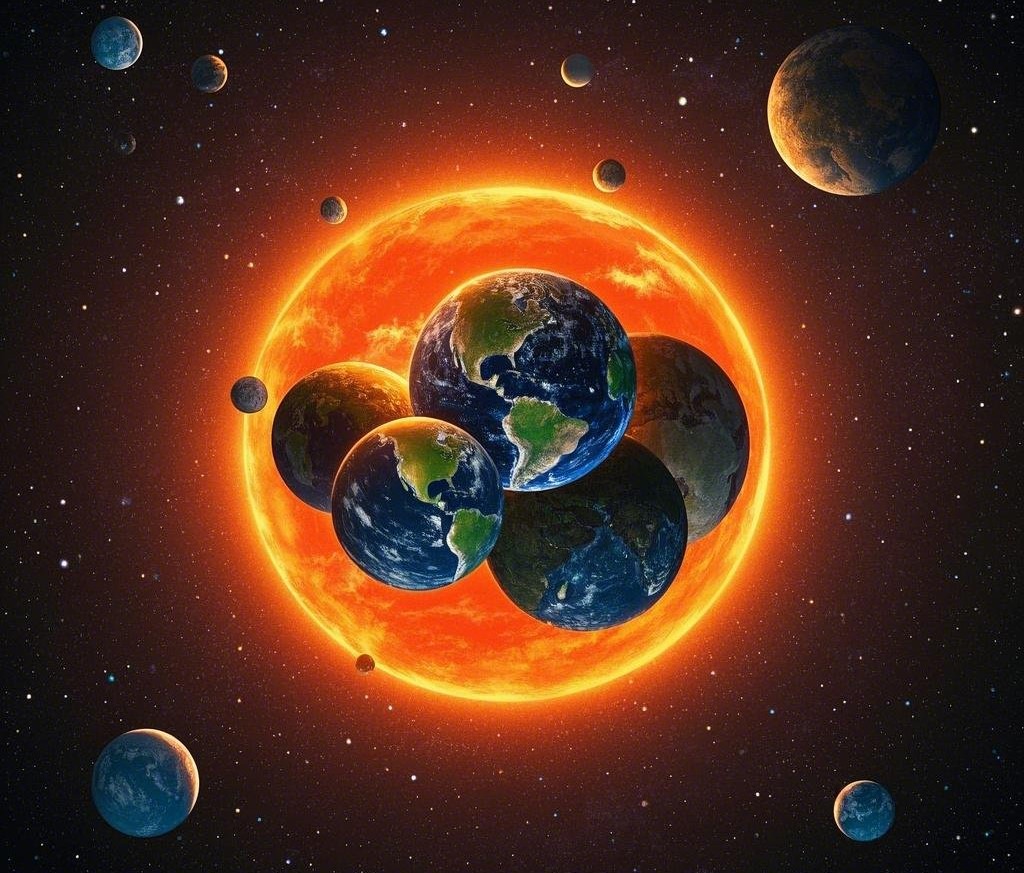 how many earths can fit in the sun