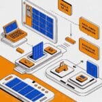 how to make a flow chart for solar panels​