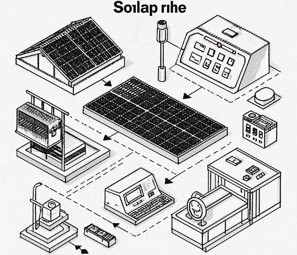 how to make a flow chart for solar panels​