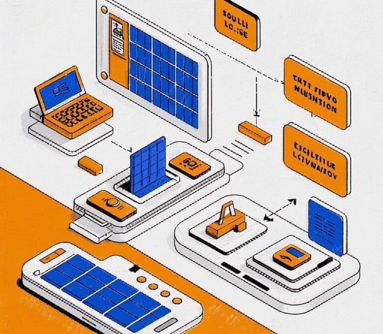 how to make a flow chart for solar panels​